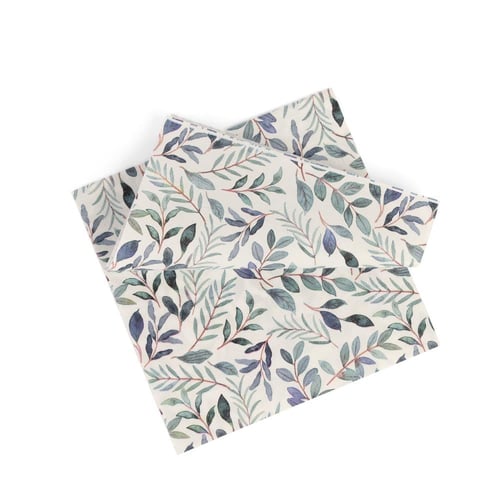 مجموعة (20) منديل ورقي فاخر بطباعة أغصان