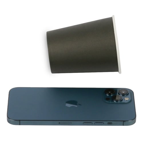 مجموعة (50) كوب ورق أسود فاخر | 9 انز