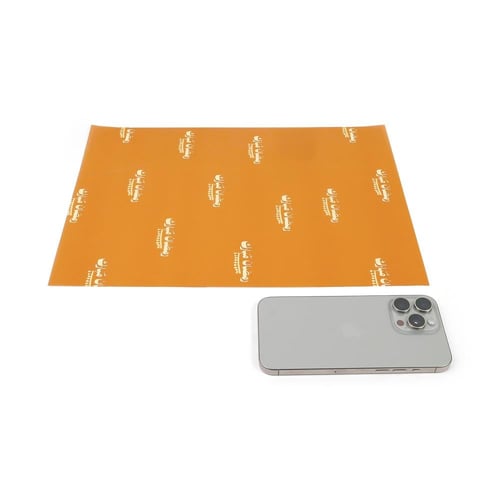 مجموعة(50)ورق زبدة ساندوتش"رمضان مبارك" باللون الب...