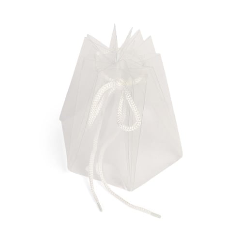 مجموعة(6) أكياس هدايا بلاستيك فاخرة شفافة بحبل للإ...