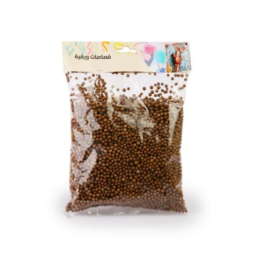 حبيبات فلين لتعبئة وتغليف الهدايا لون بني- 20 جرام