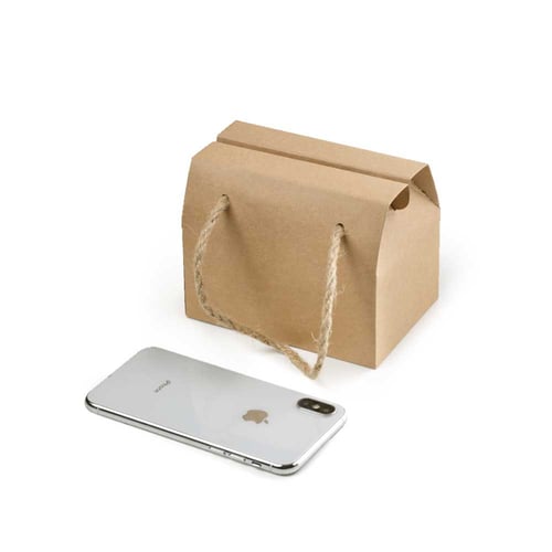 مجموعة (12) علبة كرتونية مزودة بحبل للحمل وقفل علو...