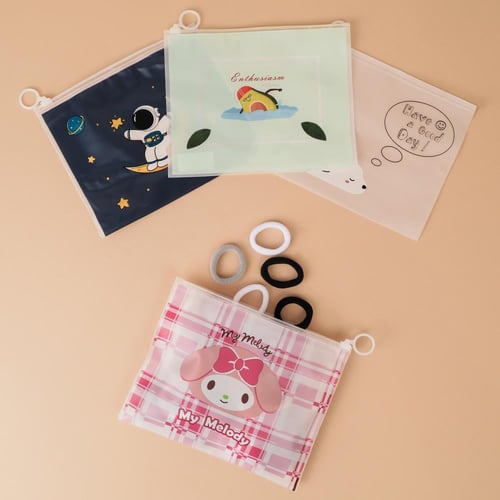 كيس تغليف بلاستيك لون وردي