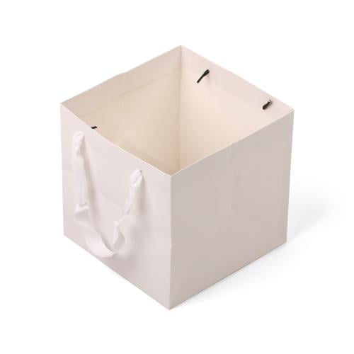 كيس كرتون لون أبيض-(12)|20*20*20