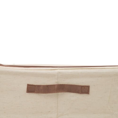 صندوق تخزين قماشي قابل للطي بنافذة شفافة لون بيج |...