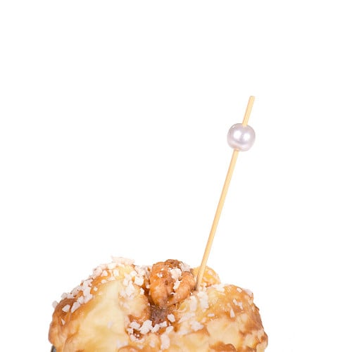 مجموعة (50) اعواد خشب للحلى - خرزة لؤلؤ