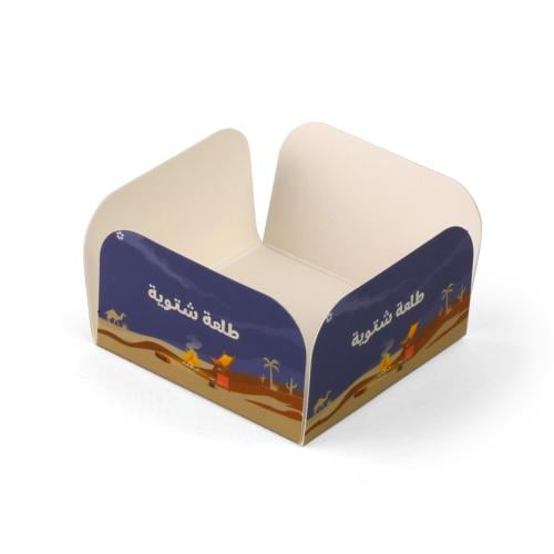 مقسمات ورقية بتصميم شتوي أنيق "طلعة شتوية" لون كحل...