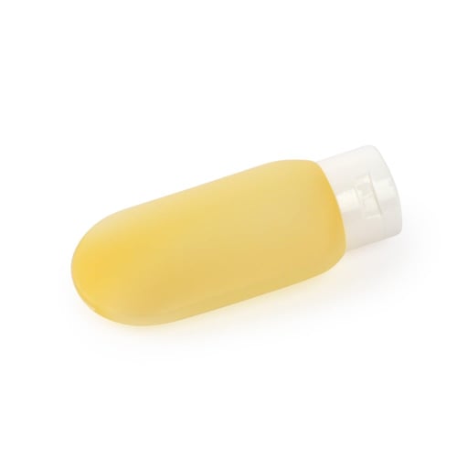 طقم (3) علب بلاستيك فارغة بلون اصفر وغطاء أبيض | 7...