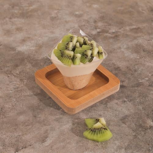 كاسات حلى بلاستيك شفافة فاخرة بزوايا مائلة - (25)...