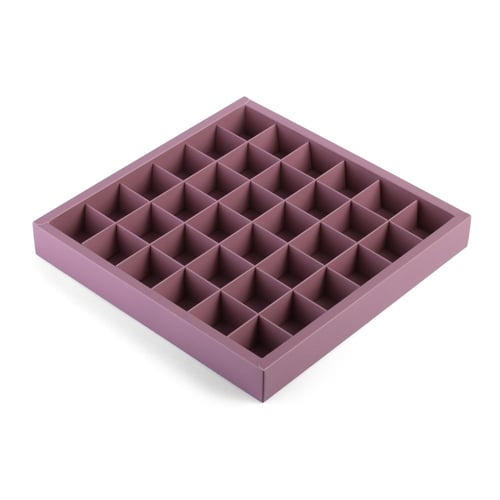 علبة شوكلاتة كبيرة فاخرة بنافذة شفافة(36) قسم -(6)...