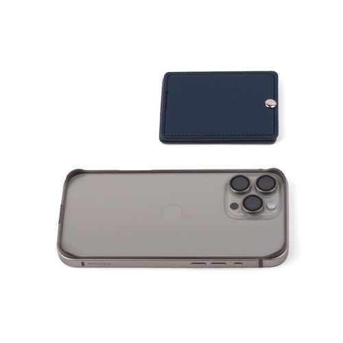 مرآة بغطاء جلد فاخرة مستطيلة الشكل لون كحلي- (6) ح...