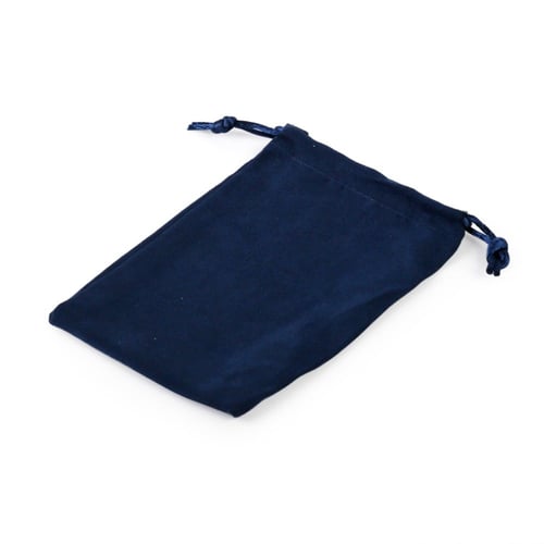 اكياس مخمل كحلي للهدايا والتوزيعات فاخرة - (12)حبة...