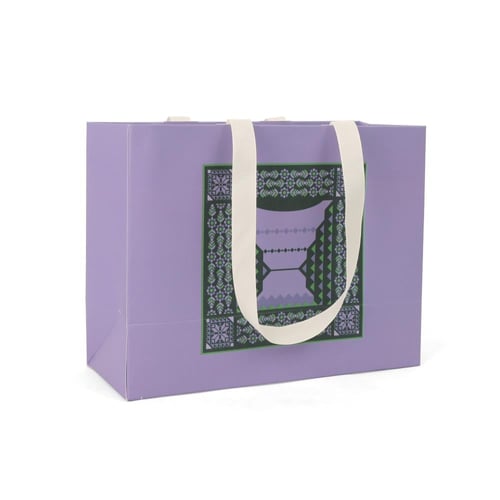 مجموعة(12) كيس توزيعات اليوم الوطني باللون البنفسج...