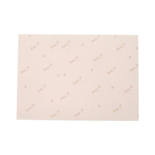 مجموعة (50) ورق زبدة للساندوتش "شتوية" لون وردي |...