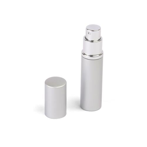 علبة عطر فارغة وفاخرة لون فضي-(6) حبات | 5مل