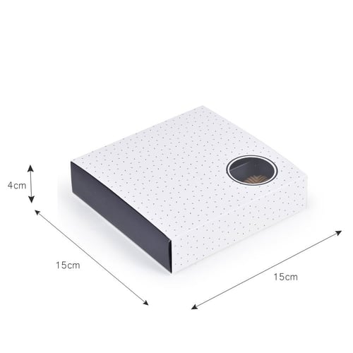 مجموعة (12) علبة فاخرة لتقديم وتغليف الشوكولاته بن...