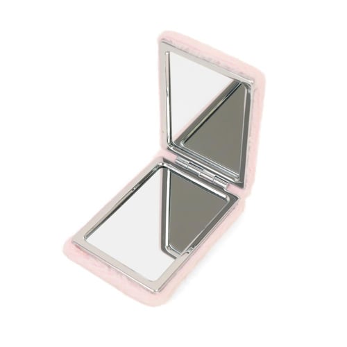 مجموعة (6) مرايا صغيرة للتوزيعات لون وردي