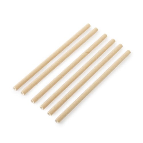 مصاص ورق كرافت بني (25) حبة