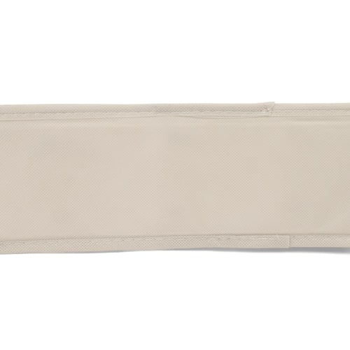 صندوق تخزين قماشي مستطيل-(8) اقسام باللون بيج