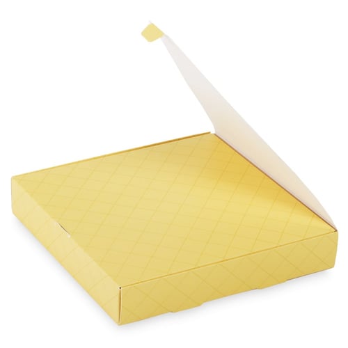 مجموعة (12) علبة فاخرة للشوكليت والحلويات لون أصفر...