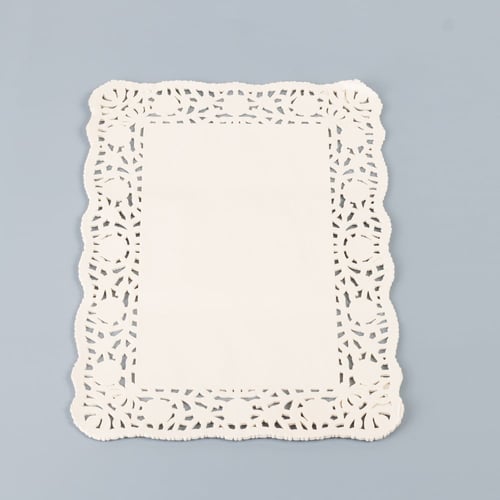 مجموعة(65) ورق دانتيل مستطيل الشكل مقاس 30*20 سم