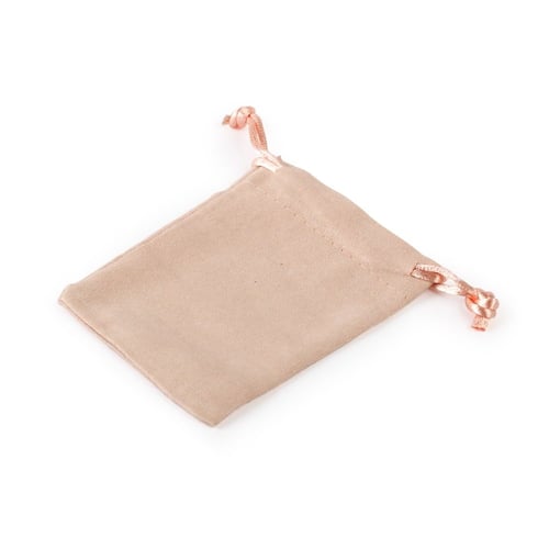 اكياس مخمل وردي للهدايا والتوزيعات فاخرة - (12)حبة...