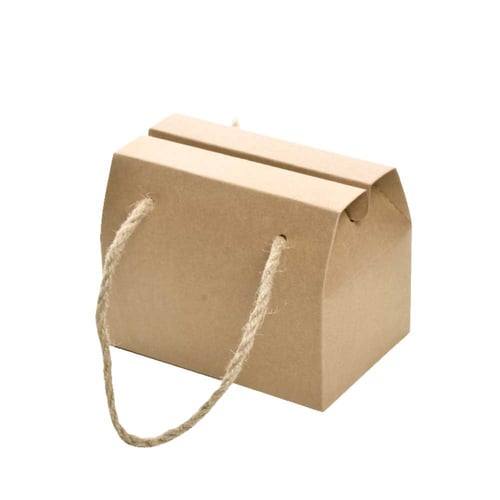 مجموعة (12) علبة كرتونية مزودة بحبل للحمل وقفل علو...