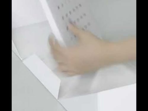 صندوق الكيك الفاخر بلون أبيض ونوافذ شفافة مع شريطة...