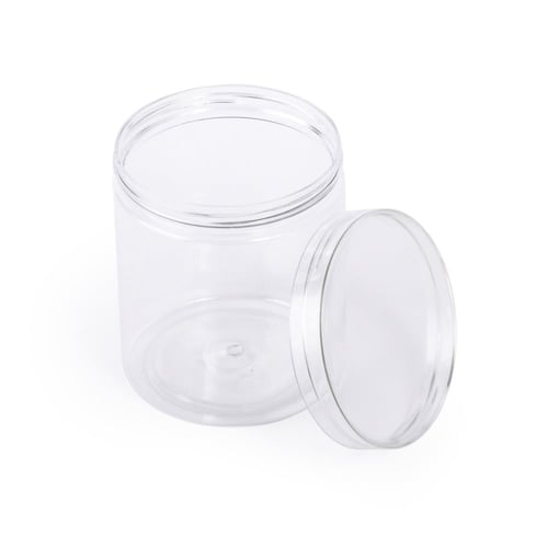 مجموعة (12) علب بلاستيك شفاف مع غطاء| 450 مل