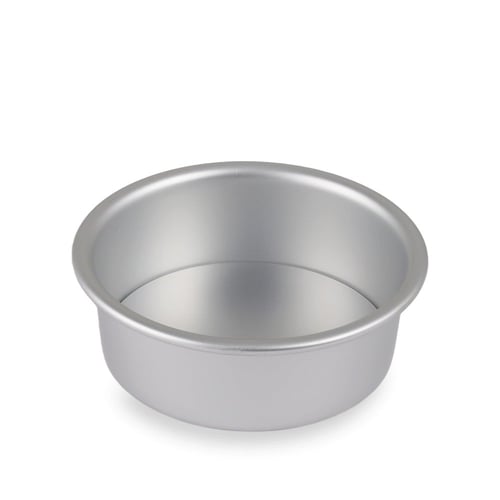 قالب كيك فضي بقاعدة متحركة |14*11.5*5 سم