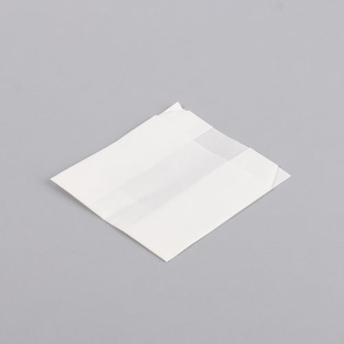 مجموعة (50) كيس ورق بلون أبيض | 12.1*11.1 سم