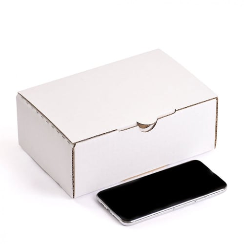 كرتون شحن أبيض (3) طبقات