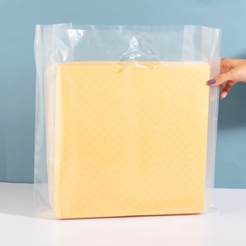 مجموعة (50) كيس بلاستيك شفاف