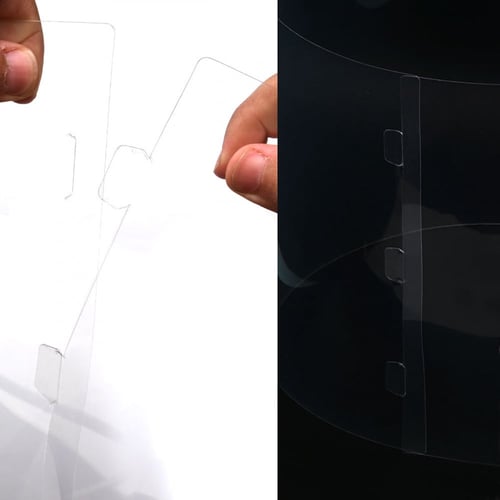 علبة دائرية شفافة للهدايا والكيك المرتفع بغطاء وقا...