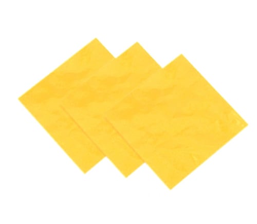 مجموعة (100) ورق المنيوم ذهبي لتغليف الشوكولاته