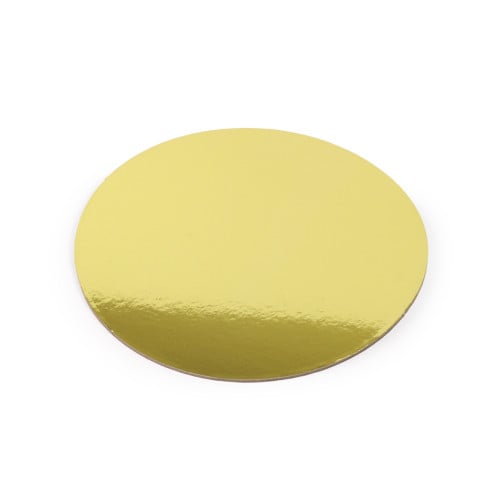 مجموعة (11) قاعدة كيك دائرية بلون ذهبي فاخر | 22 س...