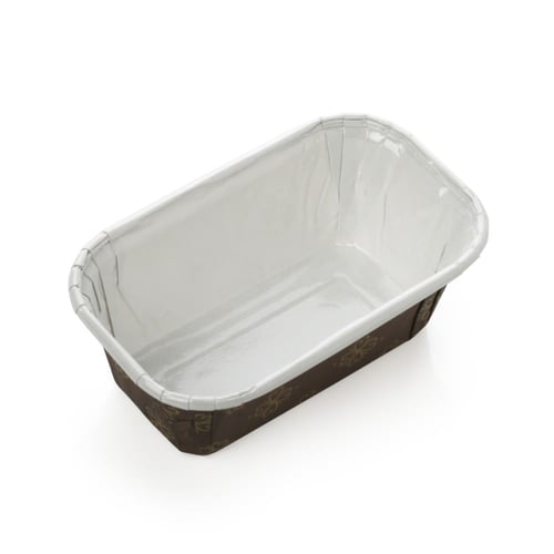 ورق كب كيك بني مستطيل برسومات مخبوزات - (6) |8*4*4...