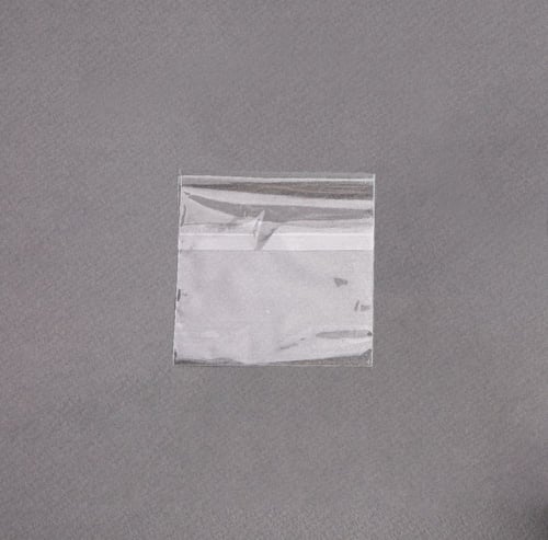 مجموعة(100)كيس بلاستيك شفاف بلاصق