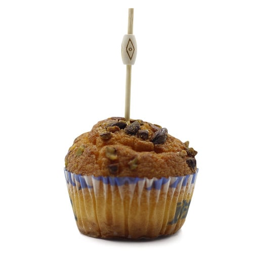 مجموعة (50) اعواد خشب للحلى - خرز بيج