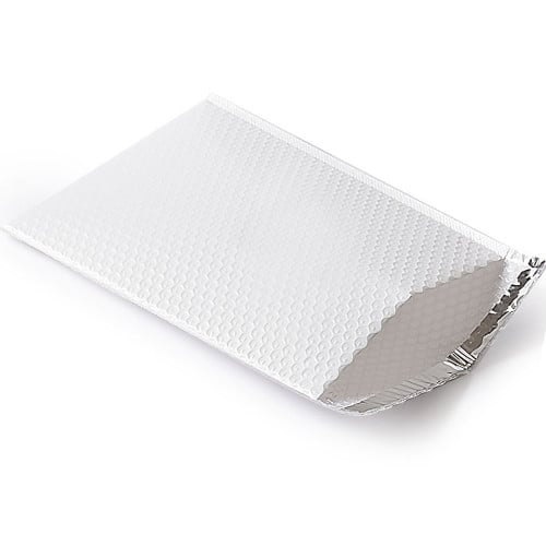 مجموعة (10) اظرف ابيض للطرود البريدية بفقاعات حماي...