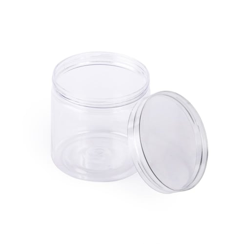 مجموعة (12) علب بلاستيك شفاف مع غطاء| 350 مل