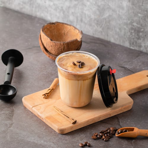 مجموعة (25) غطاء أسود دائري + قلب أحمر |24 انز