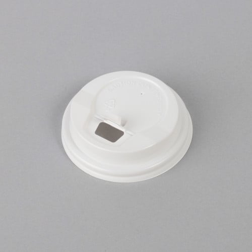 مجموعة (50) غطاء بلاستيك أبيض فاخر لأكواب الورق |...