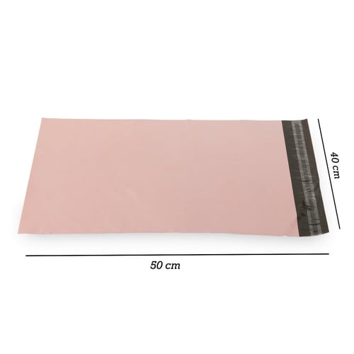 مجموعة (50) كيس شحن وردي