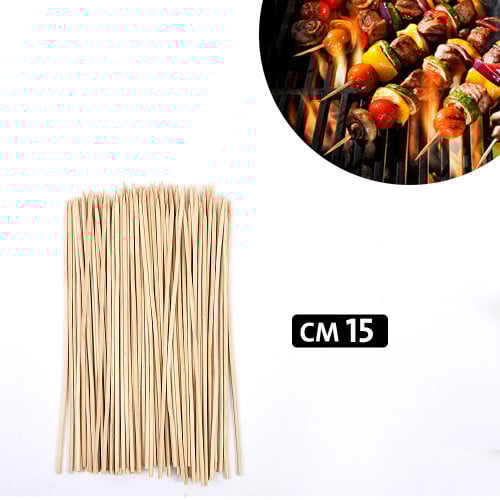 مجموعة ( 100 ) اعواد خشب لشواء الباربكيو