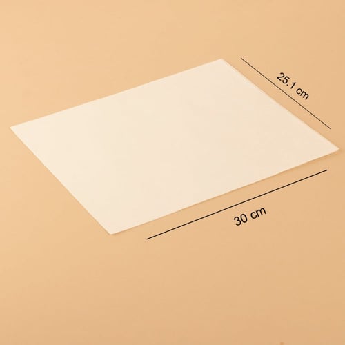 مجموعة (36) ورق زبدة باللون الأبيض| 30*25.1 سم