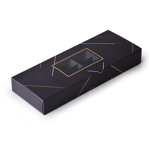 مجموعة (12) علبة مستطيلة فاخرة للشكولاتة والحلويات...