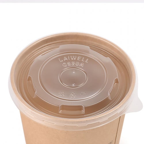 مجموعة (50 ) غطاء شفاف مسطح لزبدية ورق | 10 / 12 /...