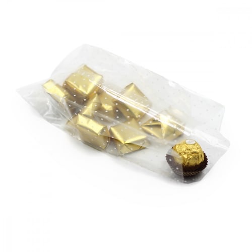 مجموعة (50) كيس شفاف بطبعات نجوم للكوكيز والتوزيعا...