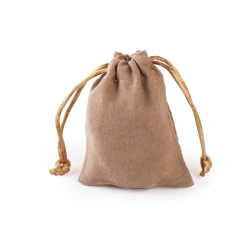 اكياس مخمل بني للهدايا والتوزيعات فاخرة - (12)حبة...